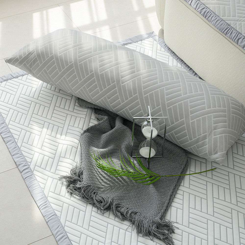 해피니 바디필로우 엘리오 듀라론 3중직 냉감바디필로우 40x100 (그레이 커버) (솜 미포함)