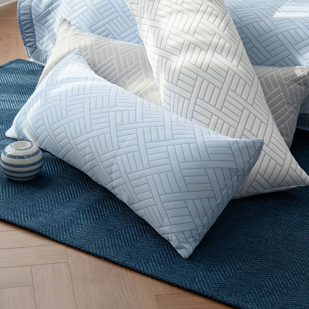 해피니 바디필로우 엘리오 듀라론 3중직 냉감바디필로우 40x100 (블루 커버) (솜 미포함)