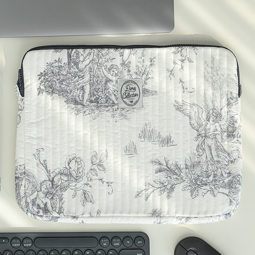 해피니 노트북파우치 디오레 태블릿파우치 13in (그레이) 테블릿 파우치 노트북가방