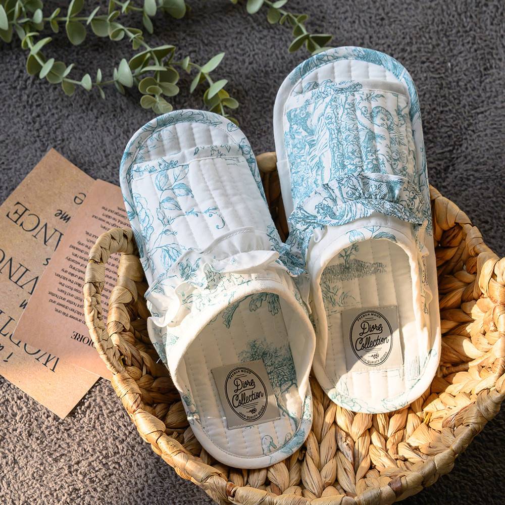 해피니 거실화 디오레 룸 슬리퍼 (민트) 거실슬리퍼 실내화 다용도슬리퍼