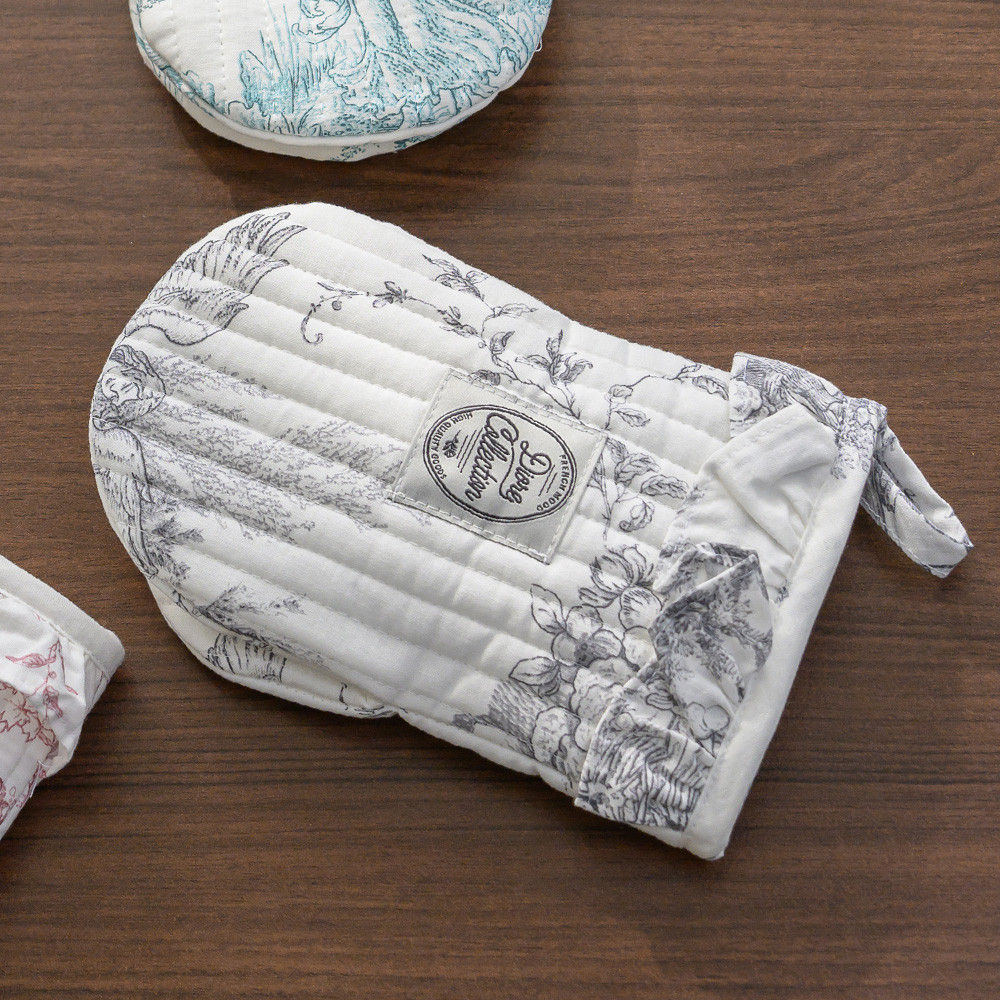 해피니 주방장갑 디오레 (그레이) 냄비장갑 부엌장갑 냄비장갑