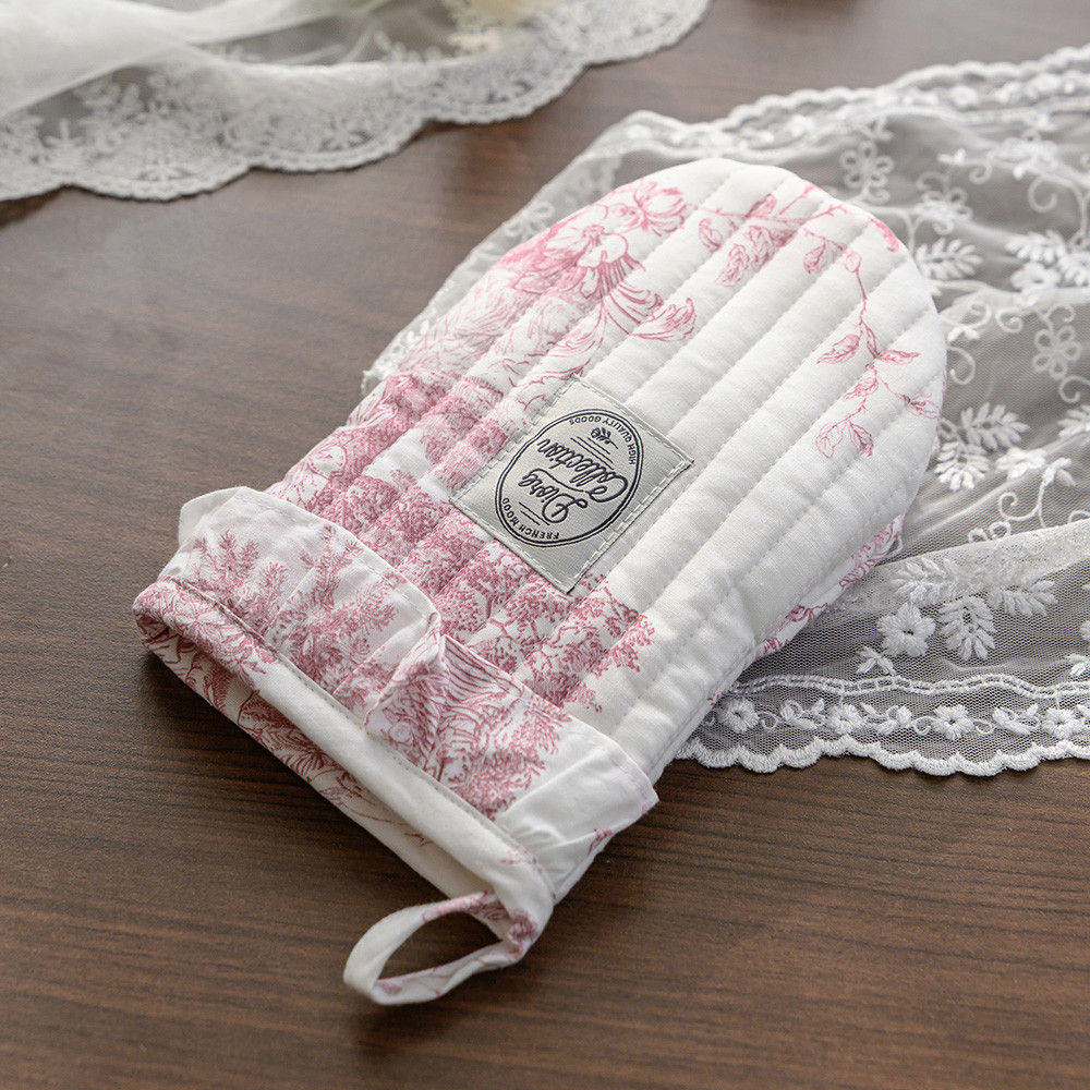 해피니 주방장갑 디오레 (핑크) 냄비장갑 부엌장갑 냄비장갑