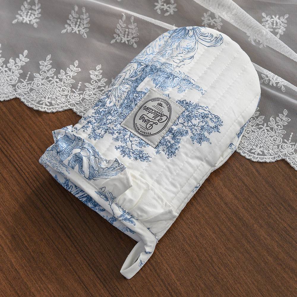 해피니 주방장갑 디오레 (블루) 냄비장갑 부엌장갑 냄비장갑