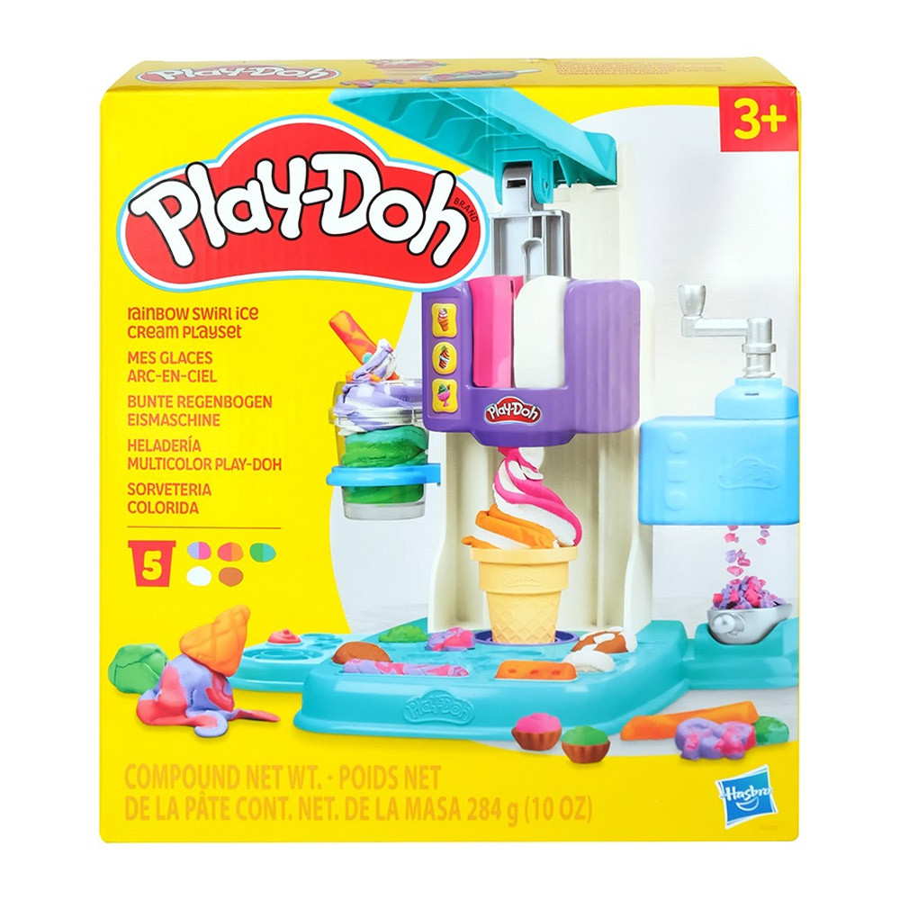 플레이도우 클레이 레인보우 아이스크림 플레이세트 (G0028) 찰흙 도우 점토놀이