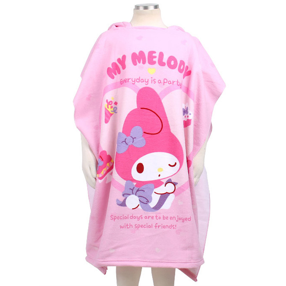 성창 비치타월 마이멜로디 큐트 후드 샤워 가운 비치타올 비치가운 어린이비치가운