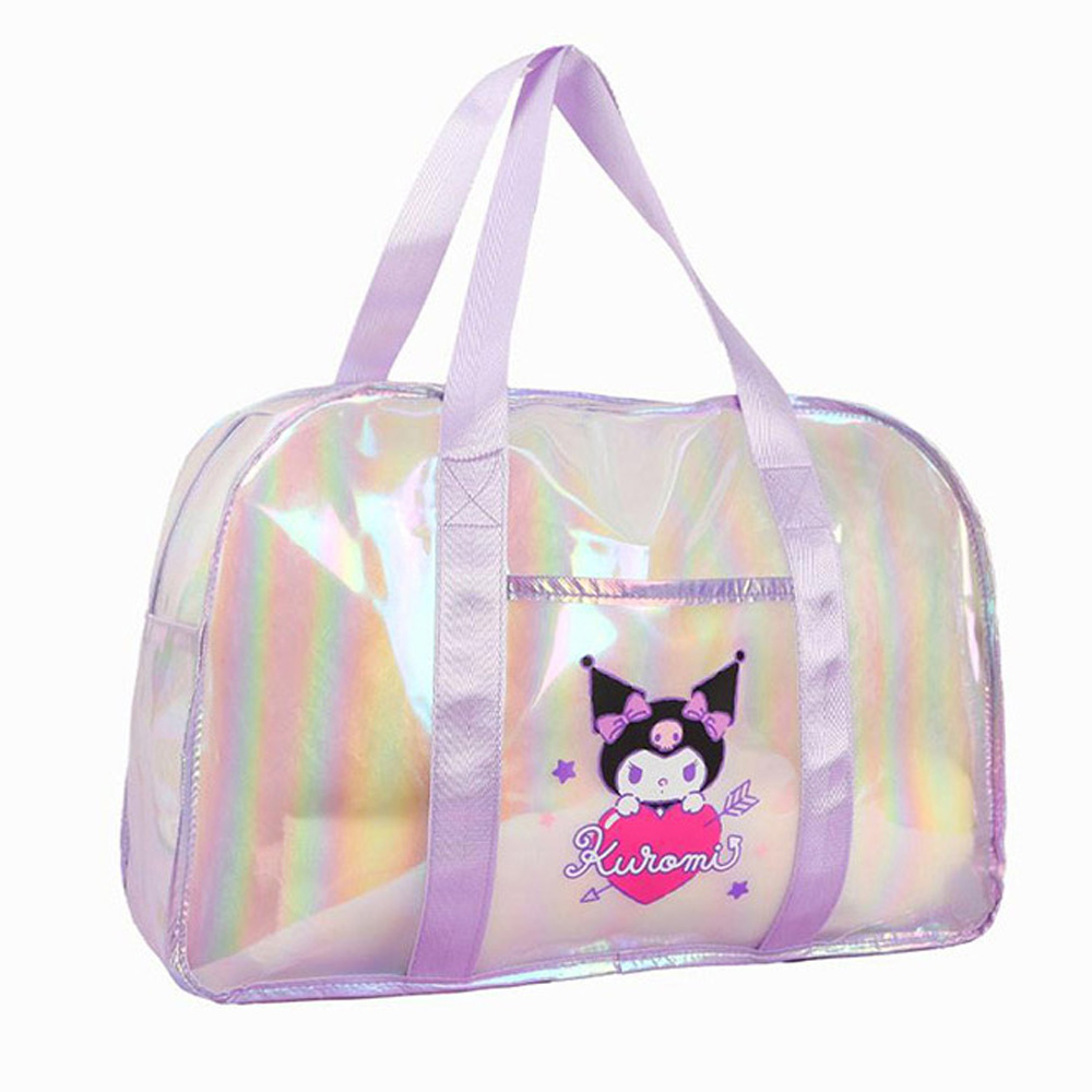 윙하우스 비치백 쿠로미 홀로그램 비치백 수영가방 물놀이 아동