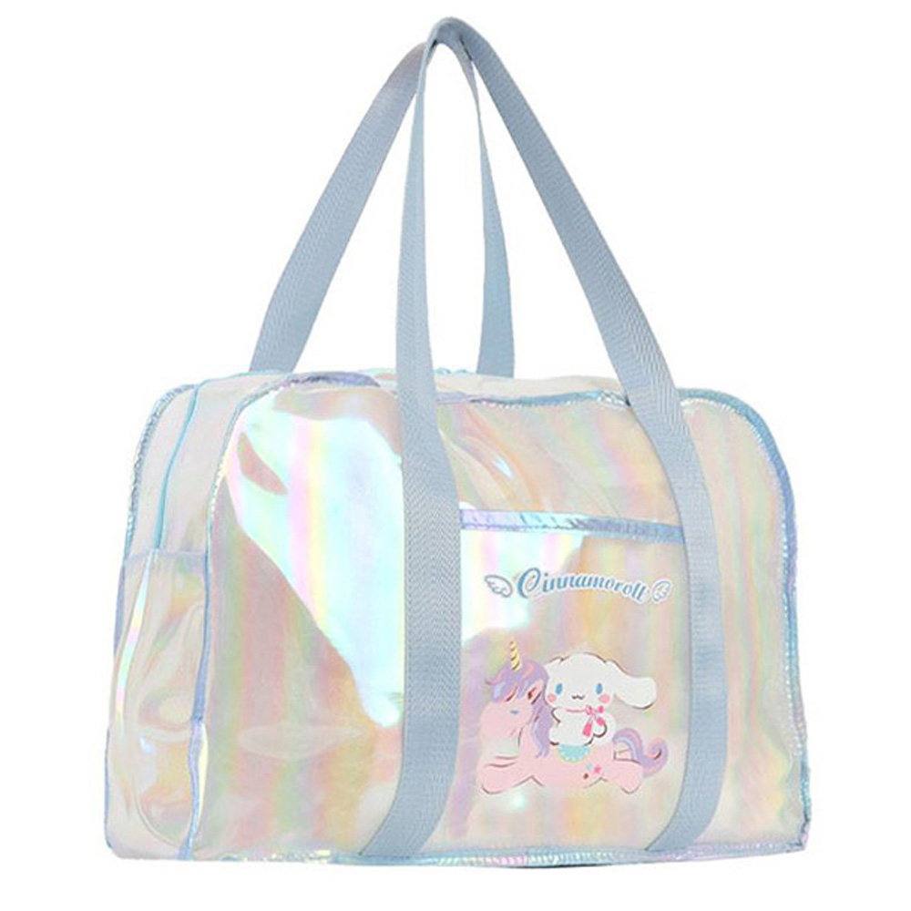 윙하우스 비치백 시나모롤 홀로그램 비치백 수영가방 물놀이 아동