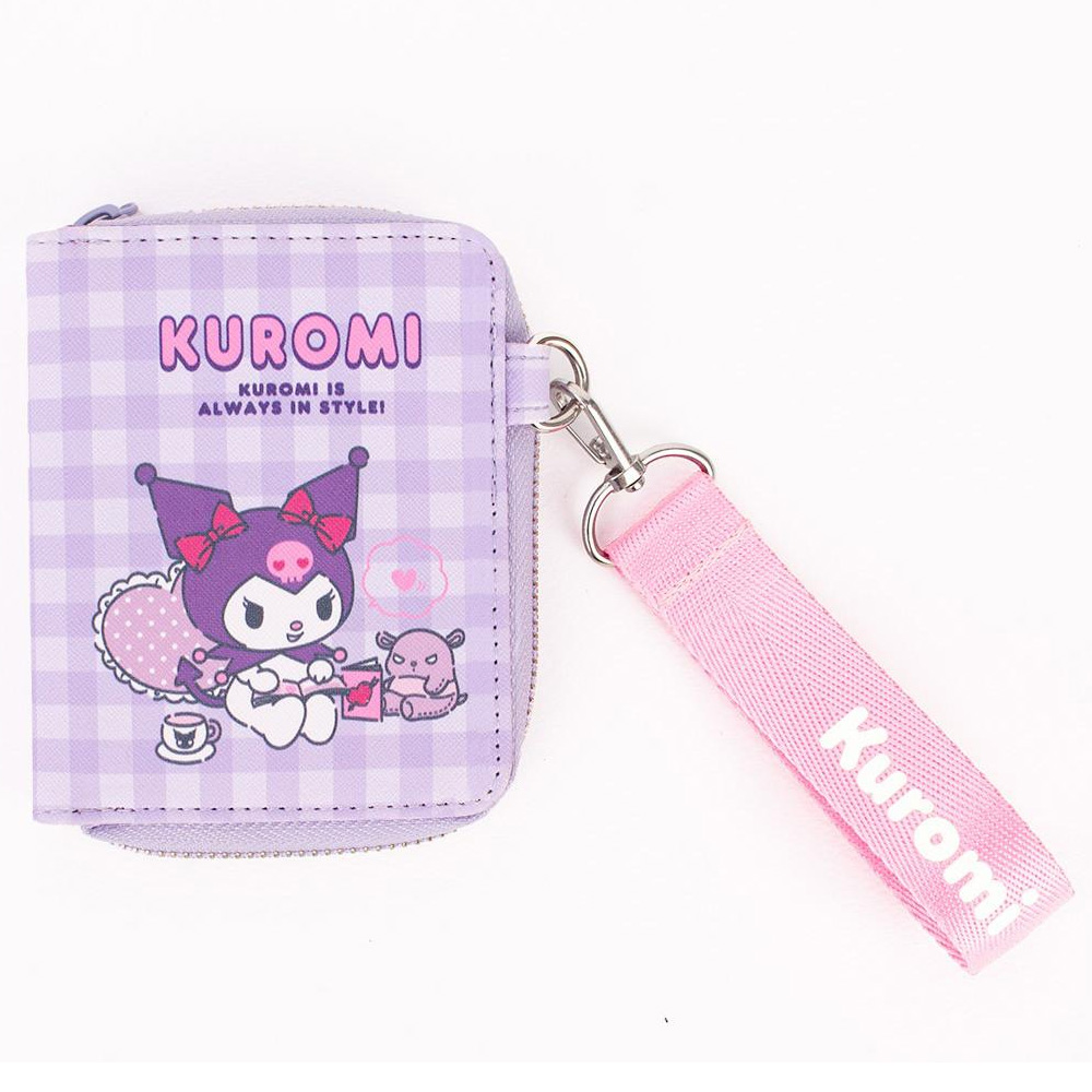 윙하우스 학생지갑 쿠로미 조이 스트랩 지갑 캐릭터 편리한 예쁜지갑