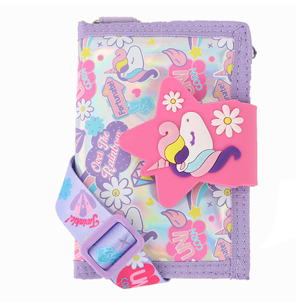 윙하우스 학생지갑 유니콘 트윙클 목걸이지갑 캐릭터 편리한 예쁜지갑