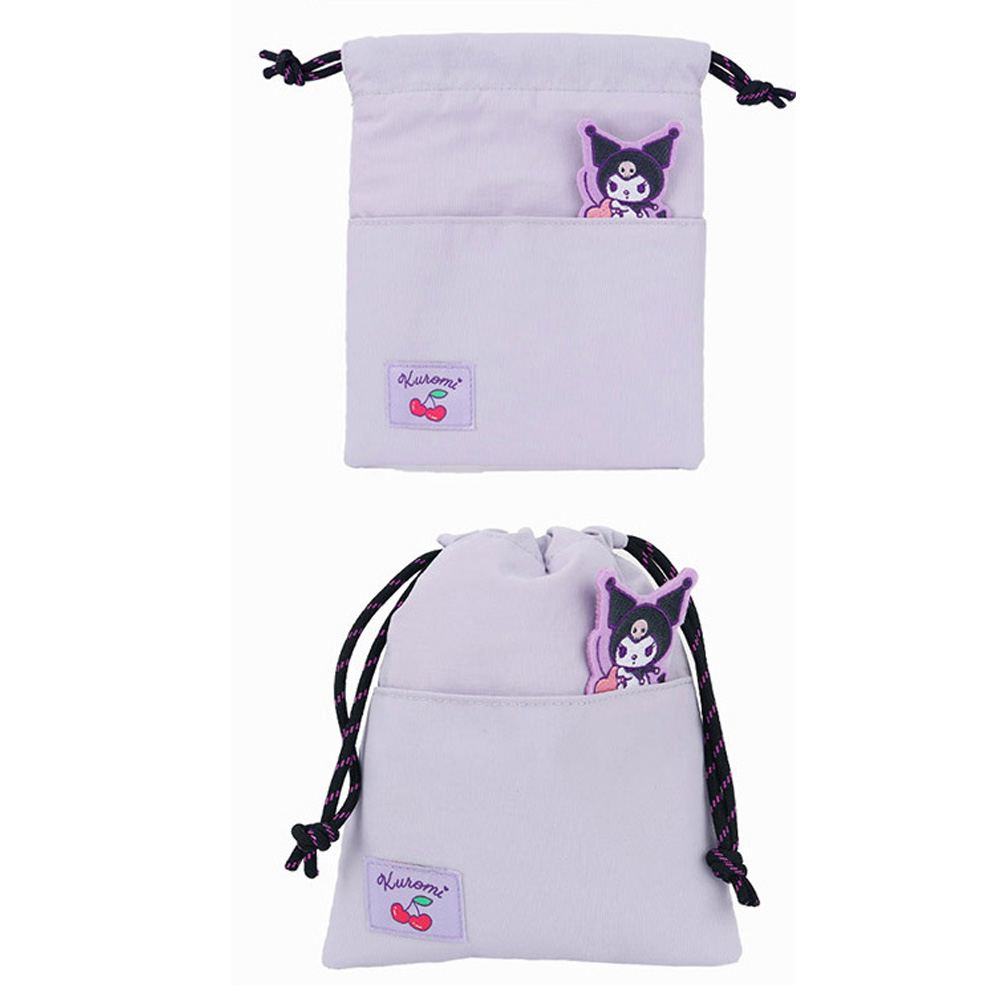 윙하우스 파우치 쿠로미 스트링 소품가방 파우치백 미니파우치