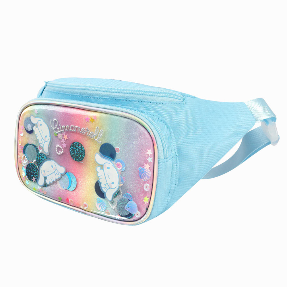 윙하우스 캐릭터힙색 시나모롤 블링블링 힙색 여행 휴가 가방