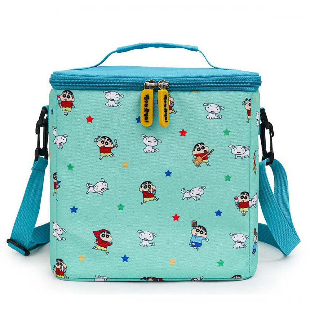 유유 아이스백 짱구 액션 사각 보냉 도시락 가방 보냉가방 보냉백 도시락가방