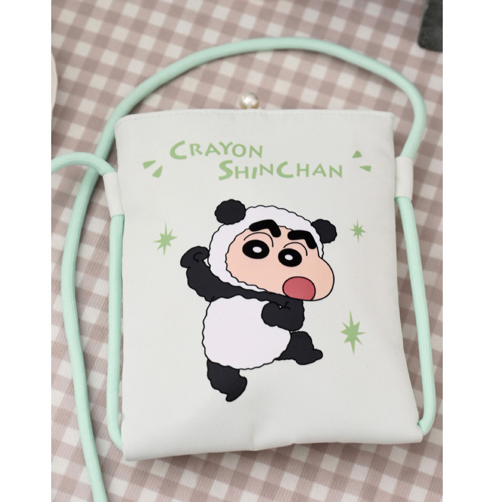 짱구 캐릭터 핸드폰 크로스가방 (그린) 캐릭터 가방 크로스백