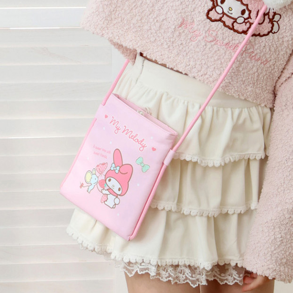 산리오 N 핸드폰 크로스가방 (마이멜로디) 캐릭터 가방 크로스백