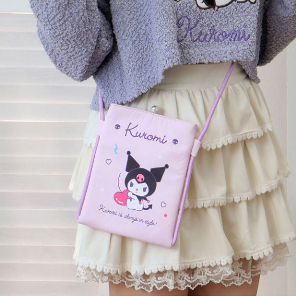 산리오 N 핸드폰 크로스가방 (쿠로미) 캐릭터 가방 크로스백
