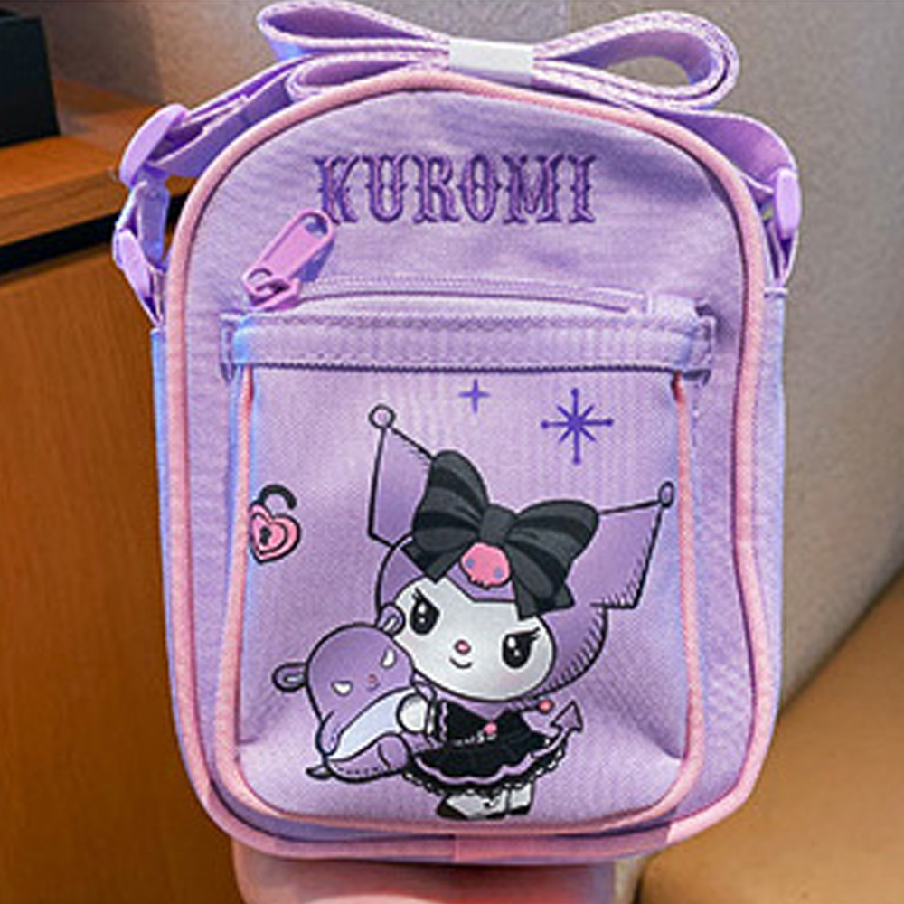산리오 캐릭터 미니 크로스 가방 (쿠로미) 캐릭터 가방 크로스백