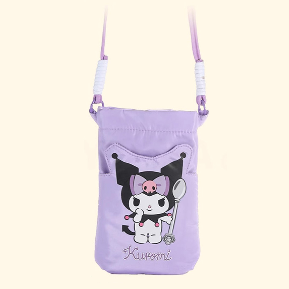 산리오 휴대폰 크로스 가방 (쿠로미) 캐릭터 가방 크로스백