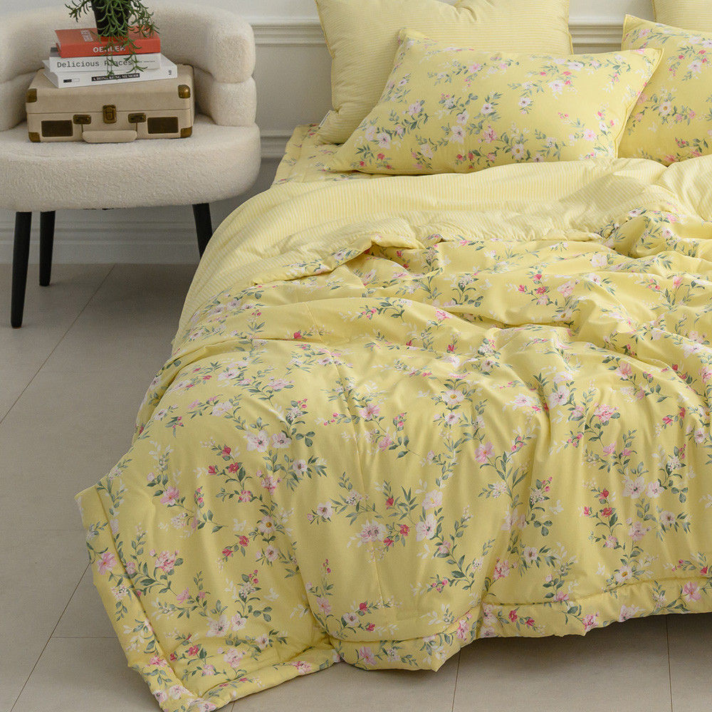 해피니 이불 빅토리아 간절기이불 슈퍼싱글 (SS) (옐로우)