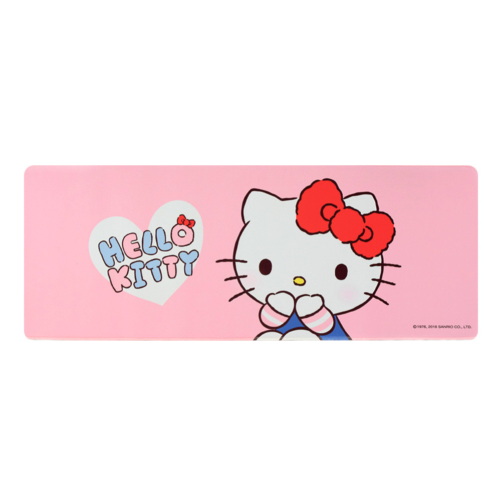 디지털벤투스 마우스패드 산리오 헬로키티 키보드 마우스 장패드 데스크 장패드 (코랄핑크)
