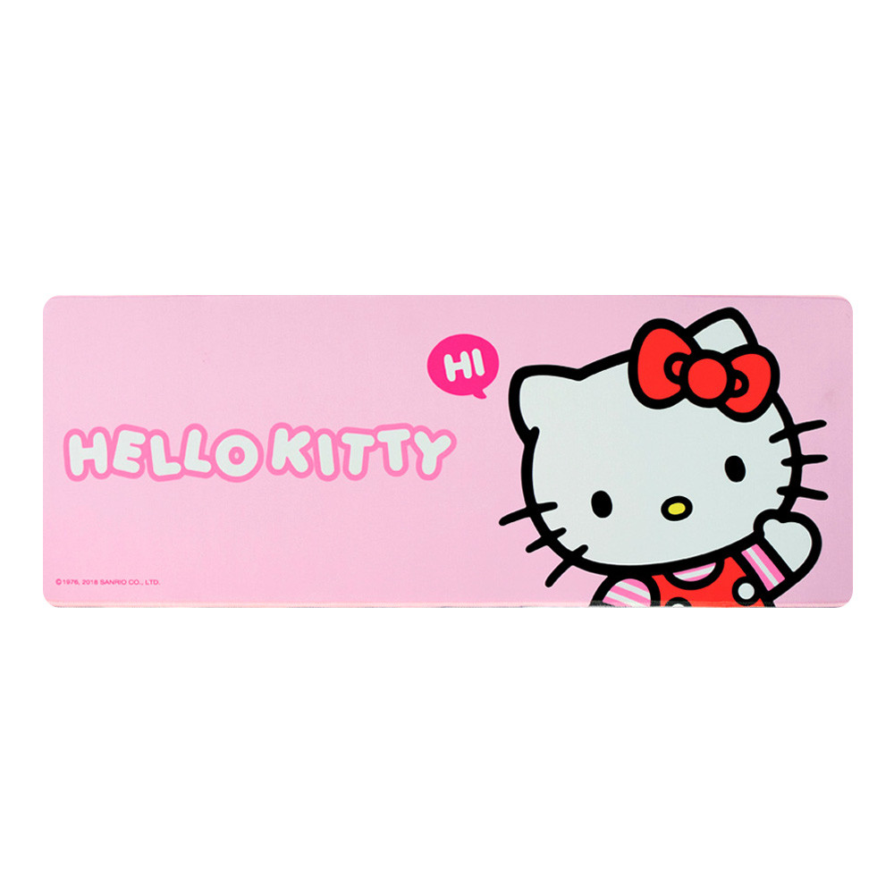 디지털벤투스 마우스패드 산리오 헬로키티 키보드 마우스 장패드 데스크 장패드 (연핑크)