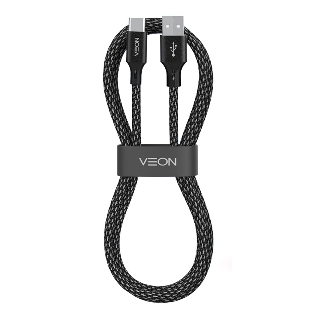 베온 usb데이터케이블 메탈 페브릭 케이블 USB-C핀 2M 3A (KSC-AC20)