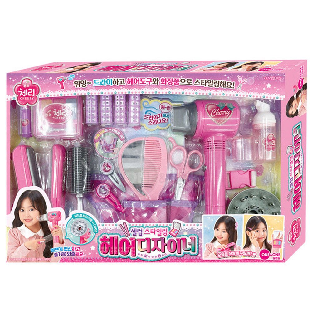 원앤원 미용놀이 체리 셀럽 스타일링 헤어디자이너 미용실 화장놀이 장난감