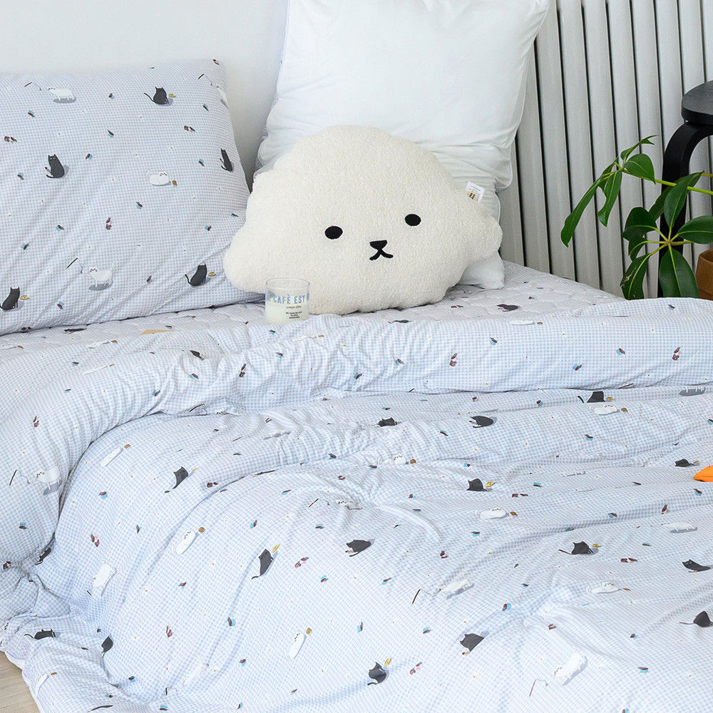 해피니 이불 주토피아 차렵이불 슈퍼싱글 SS (그레이)