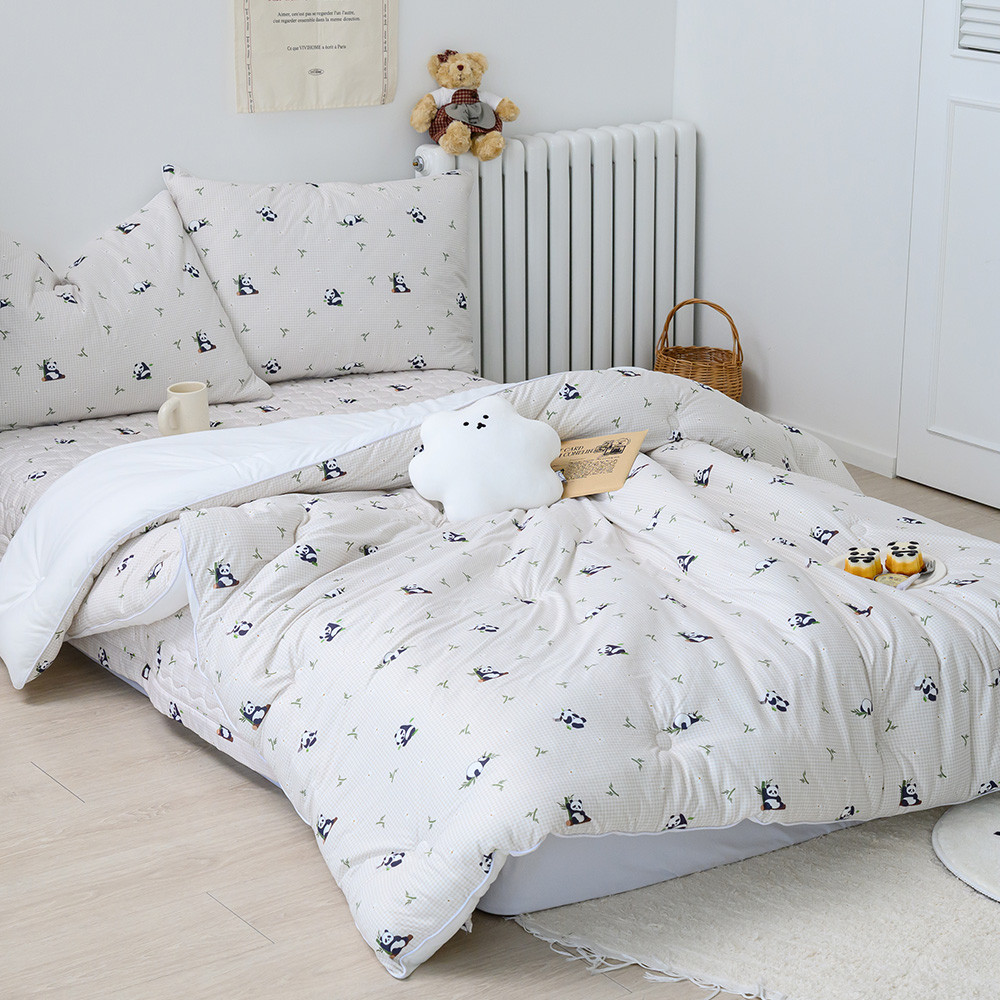 해피니 이불 주토피아 차렵이불 퀸 Q (베이지)