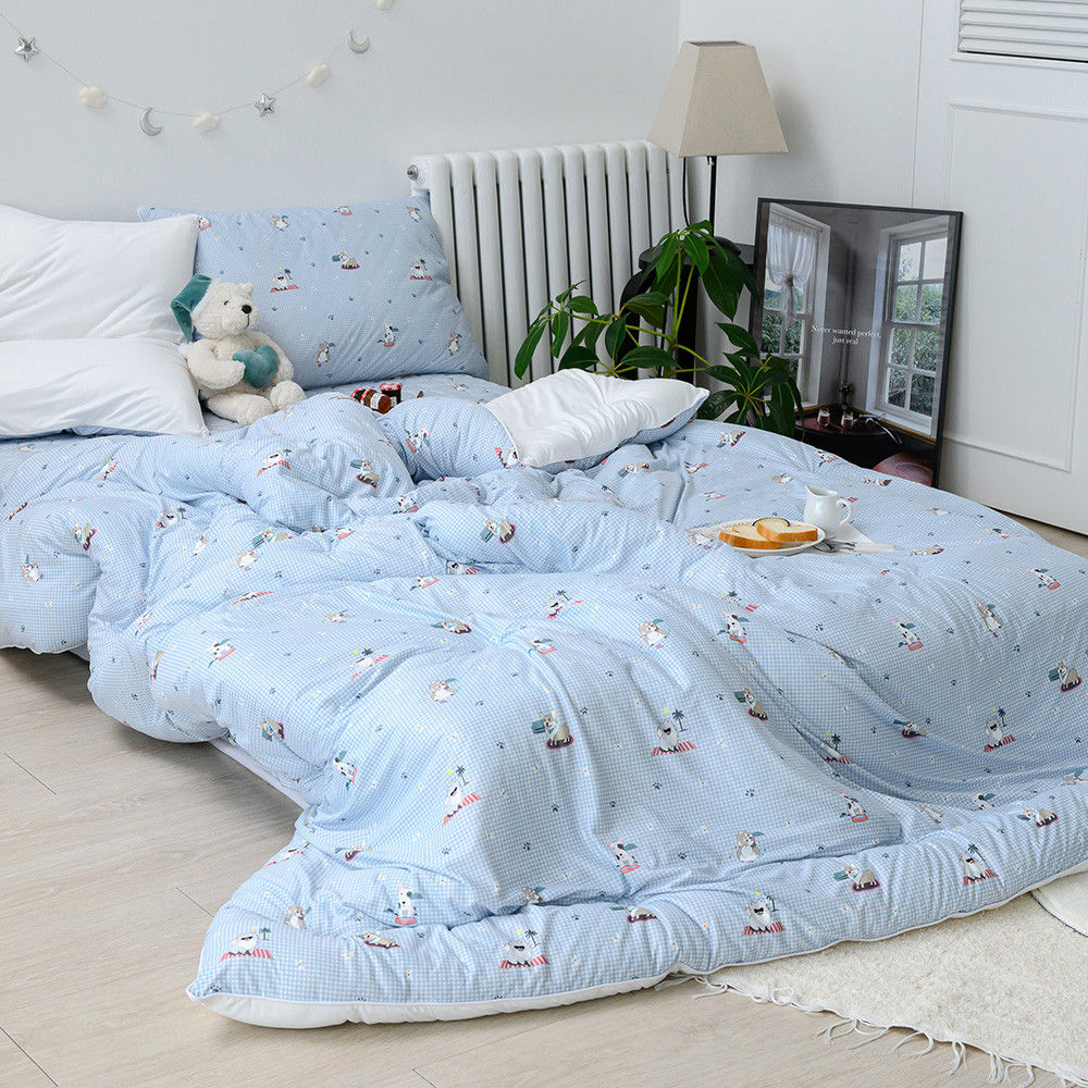 해피니 이불 주토피아 차렵이불 퀸 Q (블루)