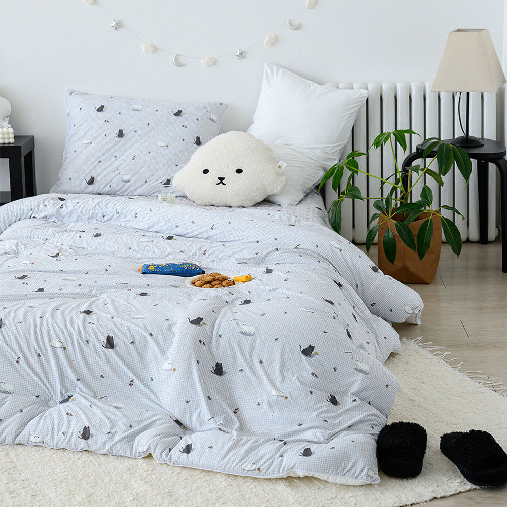 해피니 이불 주토피아 차렵이불 퀸 Q (그레이)