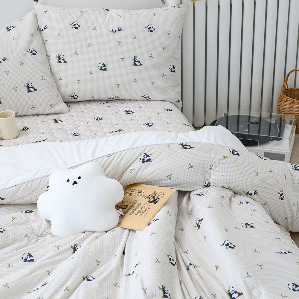 해피니 이불베개세트 주토피아 차렵이불 베개세트 슈퍼싱글 SS (베이지) (베개솜 별매)