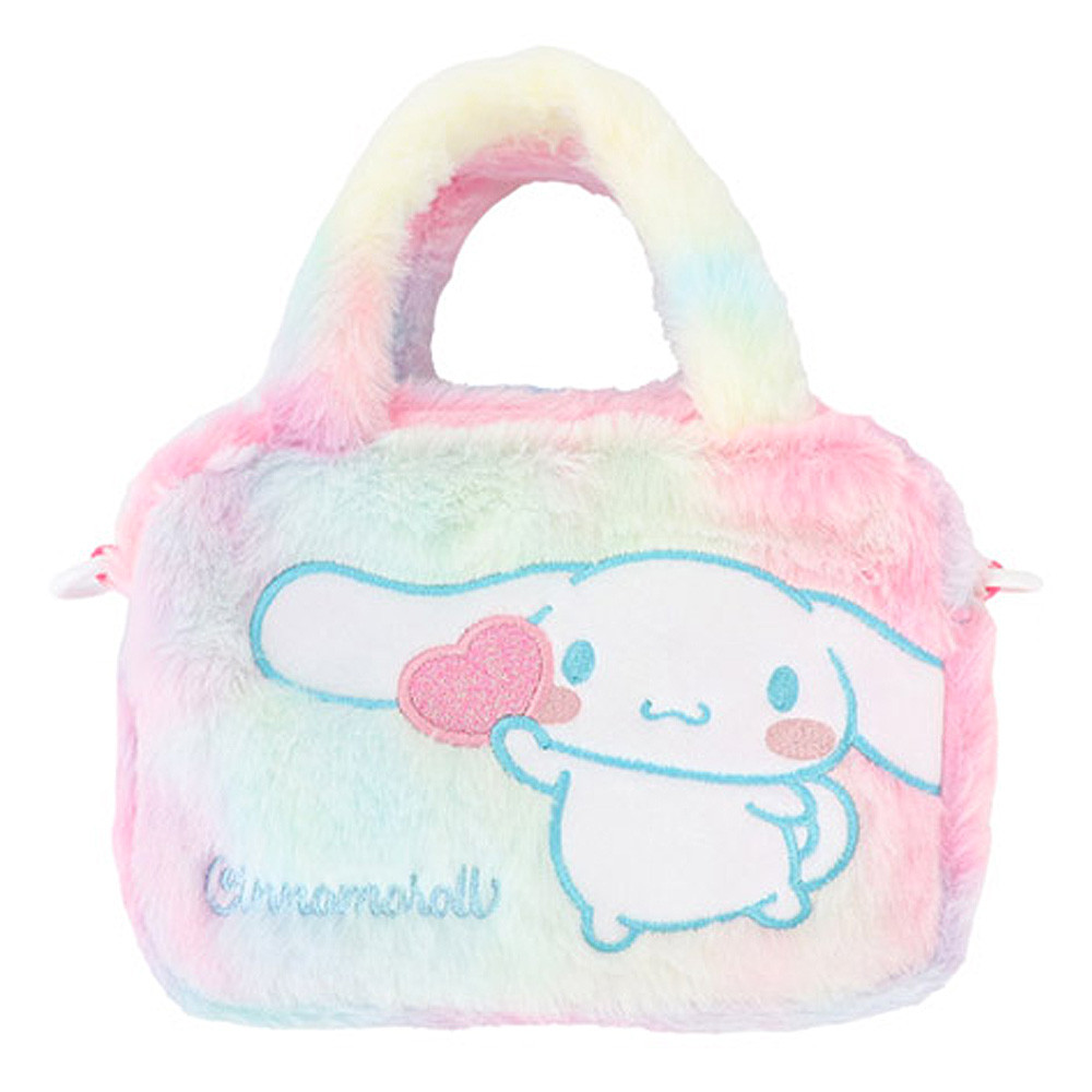 윙하우스 크로스가방 시나모롤 레인보우 퍼 손크로스 캐릭터 가방 크로스백