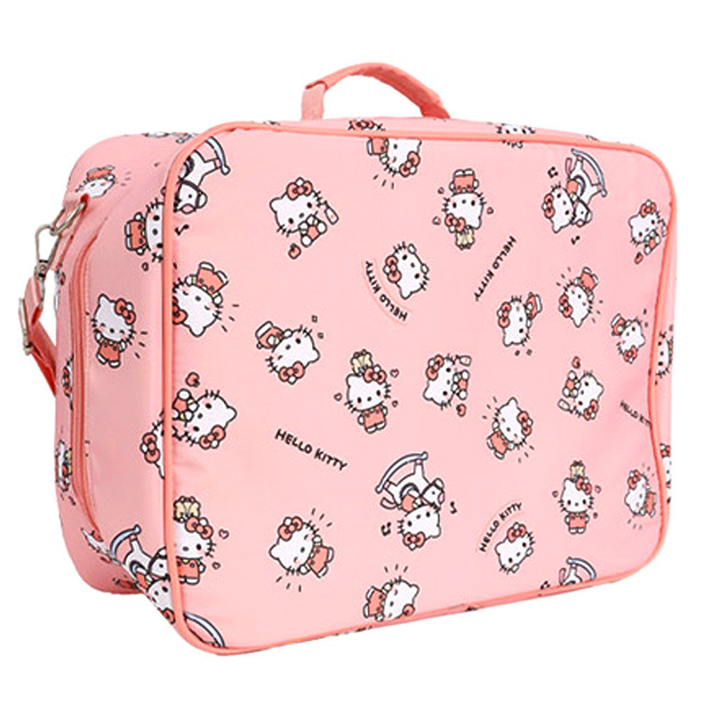 윙하우스 크로스가방 헬로키티 패턴 여행가방 캐릭터 가방 크로스백