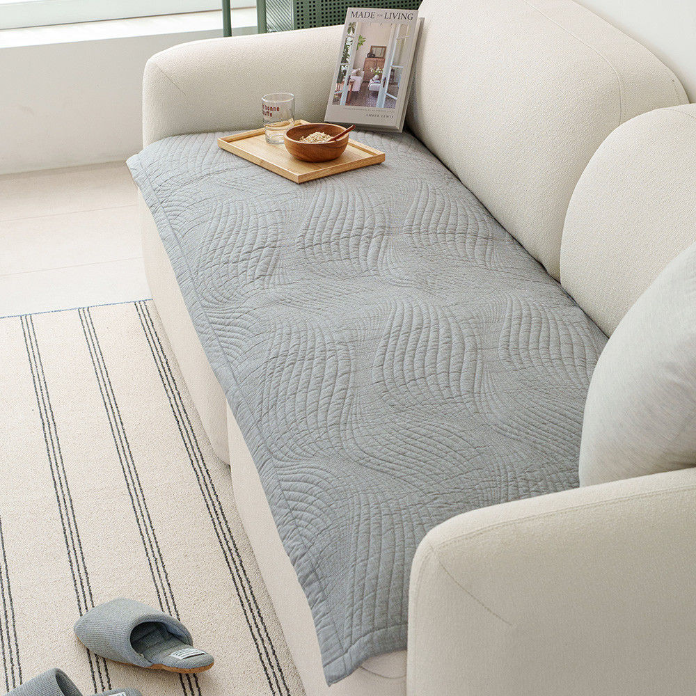 해피니 소파패드 도브 돌소파 패드 90x200 (다크그레이) 쇼파 카우치 매트