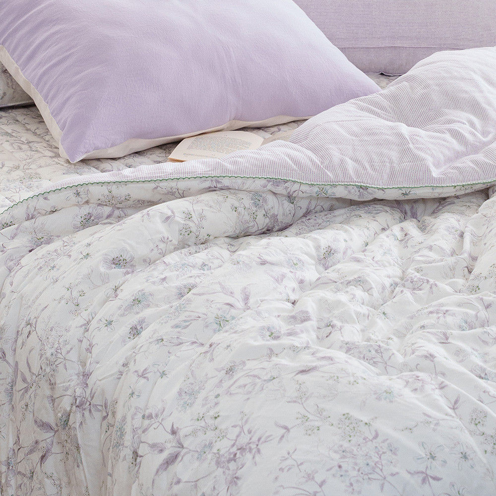 해피니 이불 토파즈 차렵이불 슈퍼싱글 SS (퍼플)