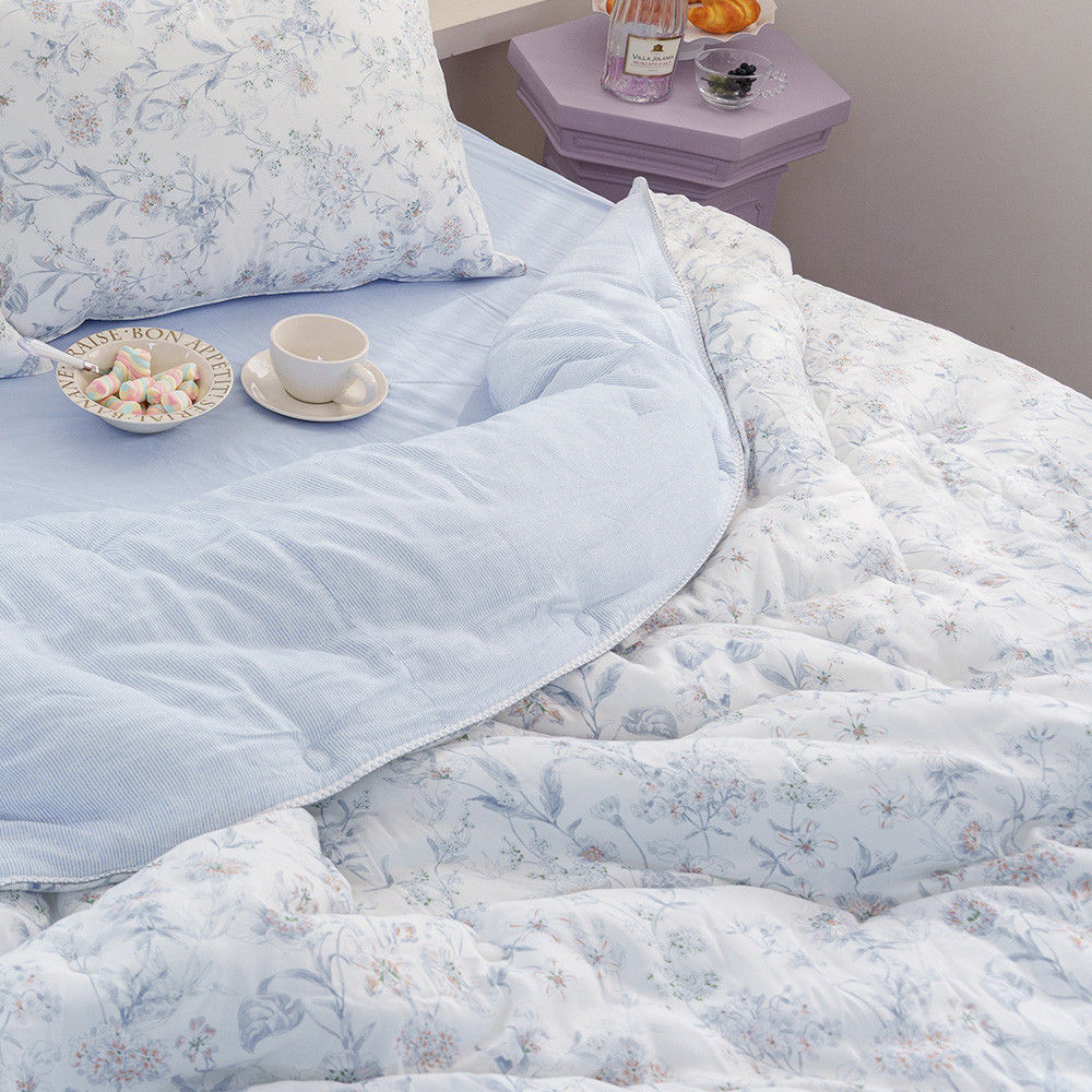 해피니 이불 토파즈 차렵이불 슈퍼싱글 SS (블루)