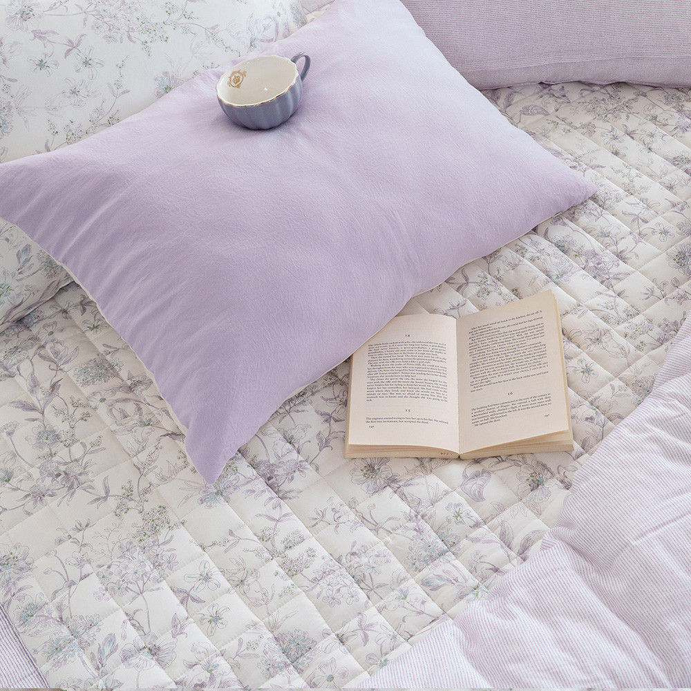 해피니 침대패드 토파즈 카페트겸 패드 슈퍼싱글 SS (퍼플)