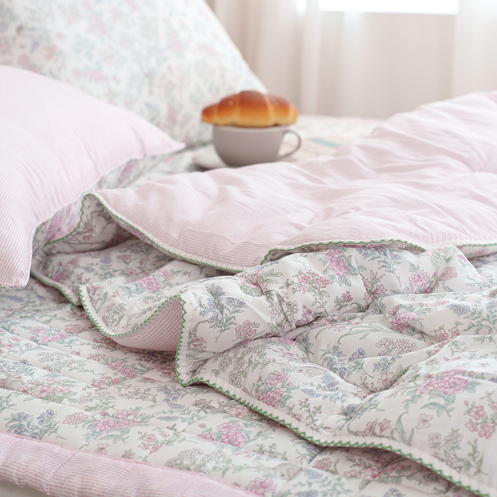 해피니 이불 버니 차렵이불 슈퍼싱글 SS (핑크)