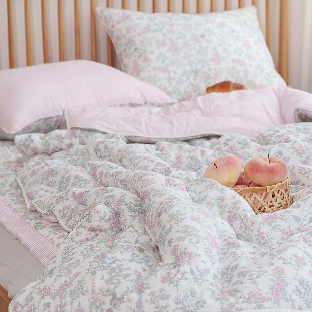 해피니 이불 버니 차렵이불 퀸 Q (핑크)