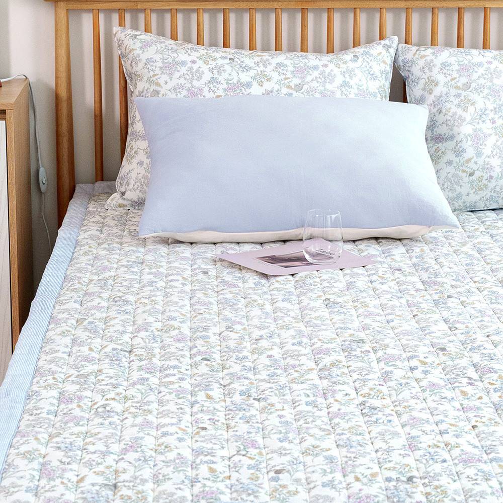 해피니 침대패드 버니 카페트겸 패드 슈퍼싱글 SS (블루)