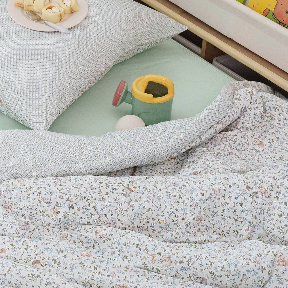 해피니 이불 미로 차렵이불 슈퍼싱글 SS (블루)