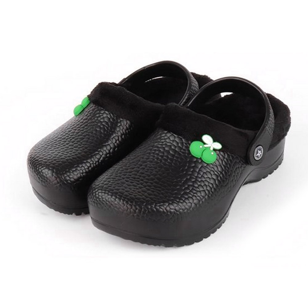 선업 슬리퍼 털안감 멀티샌들 방한 다용도화 트임형 (블랙) (택1) 가벼운 방수 만능화 주방샌들