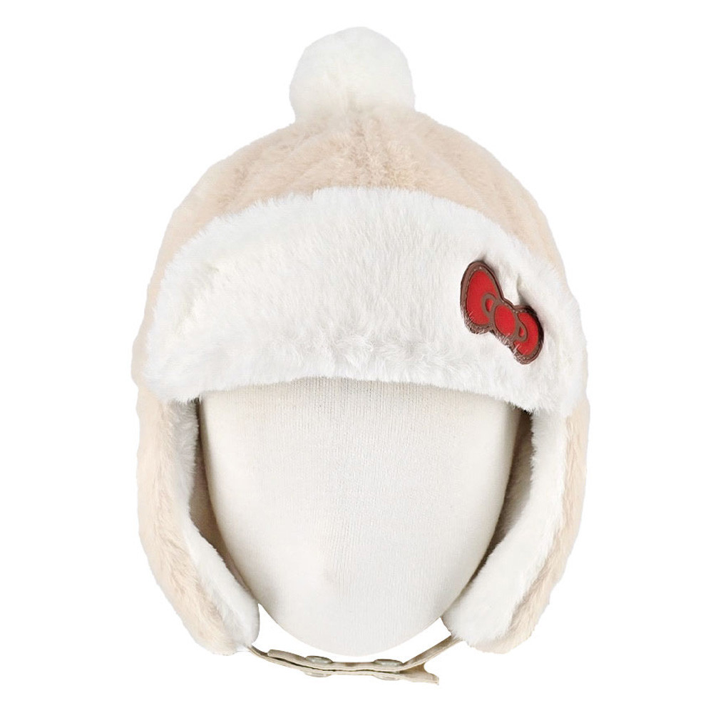 성창 방한모자 헬로키티 파스텔퍼 공군모 어린이 아동 털모자