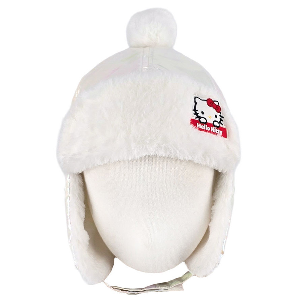 성창 방한모자 헬로키티 샤인 공군모 어린이 아동 털모자