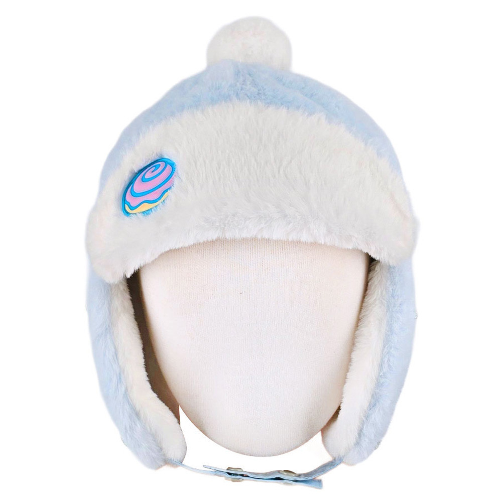 성창 방한모자 시나모롤 파스텔퍼 공군모 어린이 아동 털모자