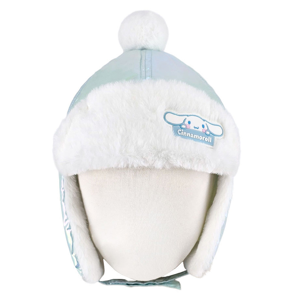 성창 방한모자 시나모롤 샤인 공군모 어린이 아동 털모자
