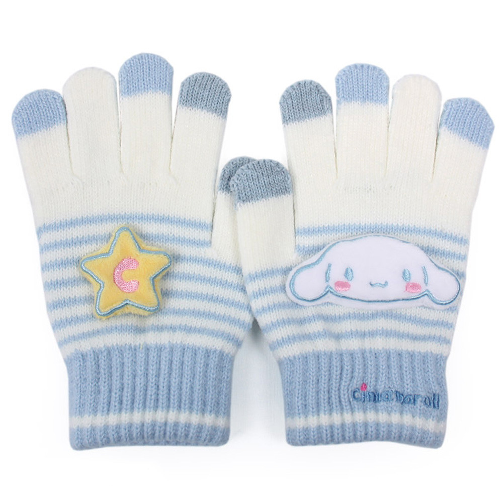 윙하우스 방한장갑 시나모롤 별완구 터치 장갑 아동 어린이 예쁜장갑