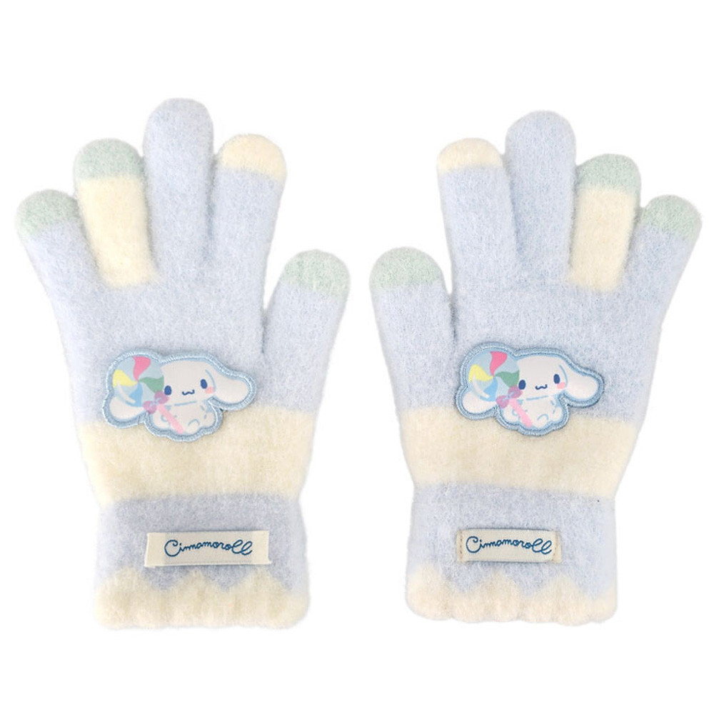 성창 방한장갑 시나모롤 크림 소프트 니트 장갑 아동 어린이 예쁜장갑