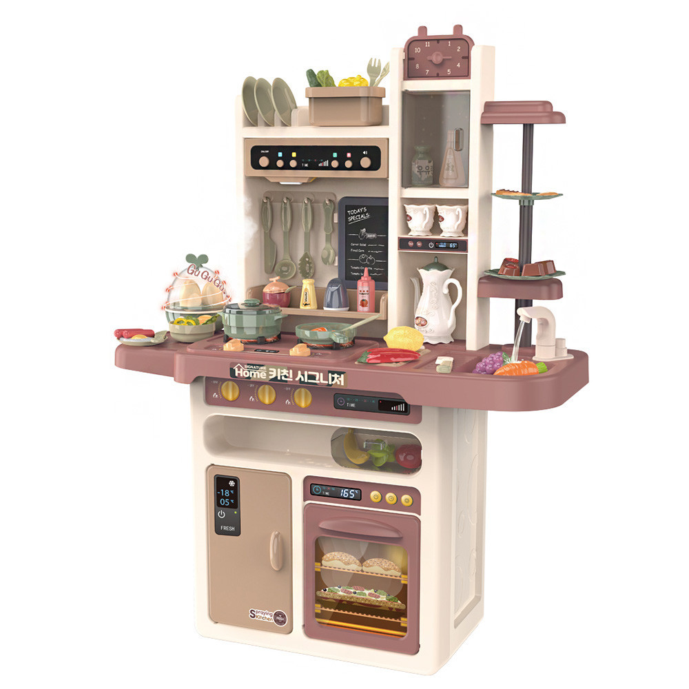 바니랜드 주방놀이 시그니처 키친 애쉬 버건디