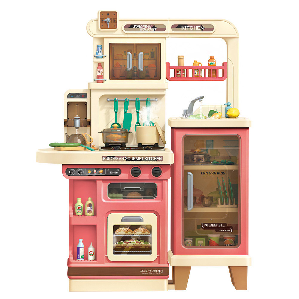 바니랜드 주방놀이 유러피안 고메 키친 애쉬핑크